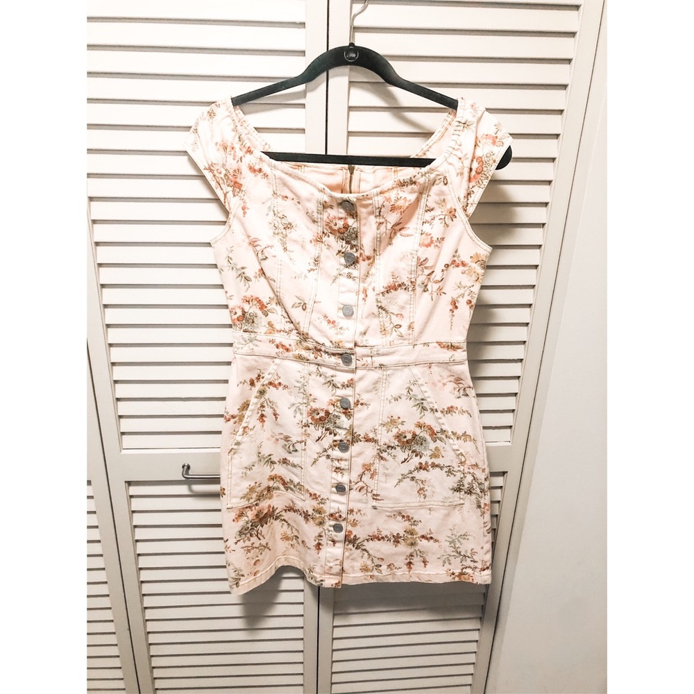 Rebecca Taylor Off Shoulder Belle Denim Dress - Picture 3 of 7